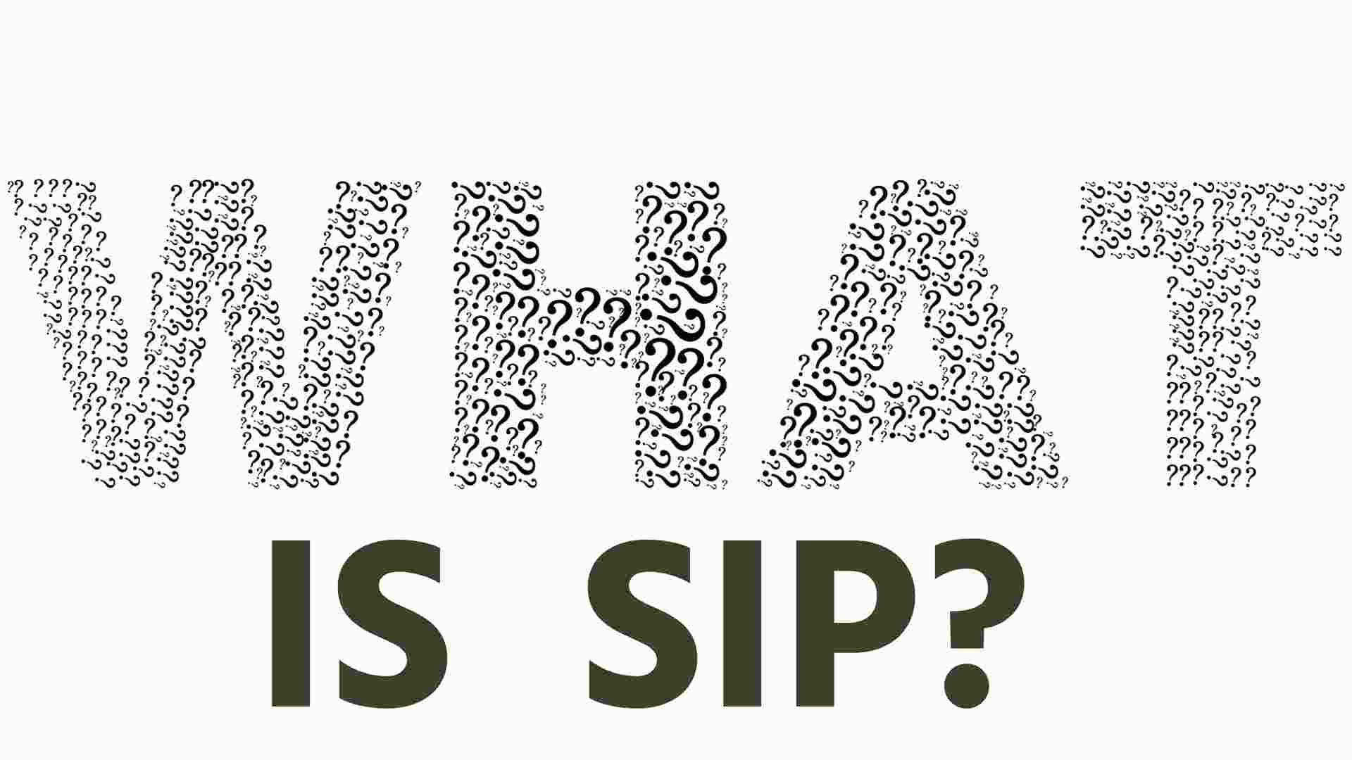 what is sip and how it works?